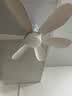 风扇灯吊扇灯家用客厅卧室餐厅电扇灯吸顶一体吊灯带电风扇 30W-直径42cm-三色变光-3挡风 实拍图