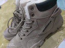 回力官方马丁靴男鞋冬季高帮靴子男棉鞋登山复古鞋工装鞋加绒雪地靴男 卡其0501【加绒保暖】 43 (265mm) 实拍图
