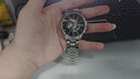 马克华菲（FAIRWHALE）手表男士机械表多功能全自动男表时尚瑞士品质防水夜光机械国表 星辰系列-银壳黑面钢带 实拍图