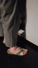 熙慕莱亚麻拖鞋男凉拖鞋女士四季夏居家用室内情侣凉托男棉麻防滑木地板 灰色(男鞋) 男27码(40-41) 实拍图