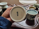 光峰 日式茶杯日本进口茶具陶瓷品茗杯功夫茶杯单杯主人杯180ml家用小茶杯子 蓝凛堂-染果 实拍图