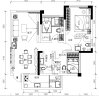 轩悦设计（XUANYUE DESIGN） 户型改造设计师室内平面布置图房屋家装修布局方案纯CAD彩色 平面布置图-CAD 实拍图