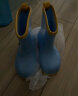 欧育 儿童雨鞋男童女童时尚卡通雨靴小孩水鞋宝宝雨鞋B1172 蓝色小恐龙 29（内长19cm） 实拍图