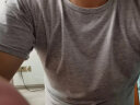 浪莎莫代尔短袖T恤男夏季薄款修身圆领打底汗衫内搭白色休闲针织上衣 ·【1件白色】·高弹莫代尔棉 XL/175 晒单实拍图