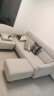 全友家居现代北欧简约布艺沙发三人位小户型可折叠两用沙发床102265 米白|沙发(三人位+脚凳+单椅) 实拍图