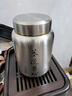 红铁普 创意加厚无磁不锈钢茶叶罐 便携密封储存茶叶桶 创意加厚中号银色5两茶罐250克（单盖）赠茶勺 实拍图