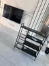 帅仕厨房蔬菜置物架落地多功能微波炉烤箱锅具收纳架菜篮水果零食推车 【升级层高可调】90长4板3网 实拍图