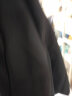棉致森马集团风衣外套春秋季风衣男中长款韩版大衣呢加厚保暖外套 黑色长款 2XL（140-160斤） 实拍图