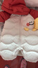 巴拉巴拉童装婴儿连体羽绒服连体衣宝宝衣服冬装哈衣爬服萌趣男童女童 铁锈红61003 66cm 实拍图