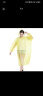 欣沁 一次性雨衣儿童雨衣男女通用雨披户外防水衣帽绳松紧袖口 2个装 实拍图
