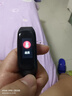 vivoo手机通用智能手环血压心率睡眠监测来电消息提醒计步卡路里多功能筱岙运动腕表情人节礼物 经典版黑【实时计步+心率血压+消息提 实拍图