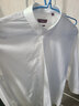 汉尼（HANY）【0感易打理】衬衫男长袖白色商务正装结婚休闲垂顺舒适男士衬衣 安菲尔光学白 【微方领】【超修身版】 39 实拍图