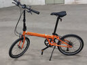 大行（DAHON）大行P8折叠自行车20英寸8速成人学生通勤运动单车SP8经典款KBC083 丽面橙 实拍图