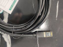山泽 六类网线 CAT6类千兆网络连接线 工程家用电脑宽带8芯双绞金属屏蔽头成品跳线 黑0.5米 GWD6005 实拍图