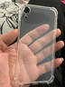 AMLLSYE 适用iPhone气囊防摔苹果手机壳透明镜头全包围软边硅胶保护套简约纯色男女款 全透明【全屏钢化膜】 苹果iPhone14 实拍图
