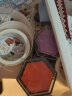 旗牌（Shachihata）Artline 办公文具财务小巧趣味六角多彩手帐印台印泥盒 紫色 NI-RV-LV 实拍图