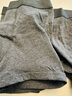 无印良品 MUJI 男式 罗纹编织 前开口平角内裤 炭灰色 M 实拍图