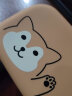 日本LIHIT LAB.喜利PUNILABO可爱卡通硅胶拉链收纳袋笔袋文具盒杂物袋创意日本铅笔盒 L柴犬 实拍图