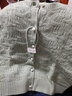 帕罗（PALUOPO）100%纯山羊绒针织开衫女秋冬外套绞花纯色外搭保暖加厚毛衣内搭 新古董白 L 165/105 实拍图
