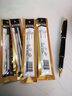 英雄（HERO） 宝珠笔芯金属签字笔水笔替芯通用笔芯纯黑 螺旋式0.5mm(5支装) 实拍图