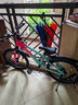 凤凰山地自行车男女变速山地车碟刹青少年儿童自行车学生单车 星际 蓝玫【单速+辐条轮】 22寸【适合130-170cm】 实拍图