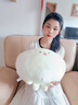 轩岛520情人节送女生朋友生日礼物高级实用按摩冰丝抱枕发热团子玩偶 Q弹毛绒玩具DOW 解压玩具老婆出气筒娃娃陪睡觉毛绒公仔走心小众 实拍图