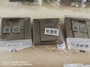 公牛（BULL） 开关86型暗装墙壁/五孔三孔空调/网线网络面板G07星空灰 电视 实拍图