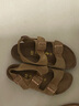 Devo的沃软木凉鞋男女同款休闲凉鞋夏季勃肯鞋情侣外穿沙滩凉拖鞋2627 黄棕反绒皮 42 （建议拍小一码） 实拍图