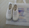 回力童鞋儿童帆布鞋2026春季新款男女童透气休闲板鞋子宝宝一脚蹬布鞋 白色 -336 30 实拍图