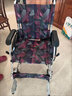 澳利安佛山东方轻便老人轮椅折叠残疾人医用家用护理旅行小型便携代步车 20寸后轮+【CT粉紫花布】 实拍图