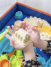弥鹿（MiDeer）儿童玩具沙沙安全粘土DIY百变沙套装（4斤原色沙+沙盘+沙模） 实拍图