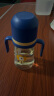 皇宠 儿童水杯PPSU学饮杯宝宝吸管杯直饮喝水喝奶杯婴儿奶瓶 蓝330ML 实拍图