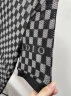啄木鸟t恤男夏季冰丝短袖男士薄款高端速干圆领上衣网眼格子半袖体恤衫 小黑格 2XL(建议140-160斤) 晒单实拍图