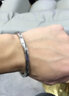 蔓笙莫比乌斯环手镯男潮流韩版嘻哈开口镀钛钢学生手环霸气手饰品送男 实拍图