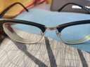 雷朋（RayBan）近视眼镜办公室轻商务男女款休闲半框光学镜架眉框眼镜0RX5154 2000黑色镜框尺寸51 单镜框 实拍图