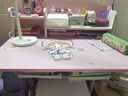 optalent儿童学习桌书桌小学生写字桌台男女孩子课桌椅套装简约组合可升降 勤学公主粉70cm桌面/多分区收纳 实拍图