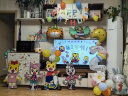 仕彩 生日气球装饰定制电视背景墙儿童女宝宝周岁宴场景布置 森林套装 实拍图