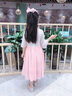 贝孩趣童装汉服女童连衣裙夏装公主裙儿童古装裙子六一儿童节演出中国风 粉红色 130码(建议身高115-125厘米) 实拍图