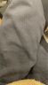 唐狮裤子男秋季新款衣多穿休闲男宽松潮流运动针织束脚裤男士 黑色/加绒款 XL 实拍图