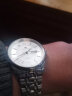 上海手表表带头层牛皮表带适用于上海机械表男皮表带手表配件男士表带 21mm-黑色-银色针扣 实拍图