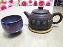此时此刻 钦州坭兴陶茶壶梁业兰纯手工泡茶壶 功夫茶具茶器水平陶壶西施壶 线刻水平壶 220ml 实拍图