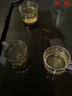 鸣盏即热饮水泡茶机 煮茶电烧水壶 玻璃花茶壶茶台 一体机办公室茶具套装泡茶器 0.5L /MZ-1151+MZ037A白 实拍图