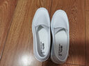 回力护士鞋女秋冬软底休闲单鞋小白鞋女鞋轻便止滑舒适平底医护鞋子 0024白色（正常尺码） 【常规通用款】 39 实拍图