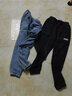 写璇春秋季男士牛仔裤宽松弹力大码运动九分裤休闲哈伦裤工装裤束脚裤 【2条装】510浅蓝+510黑色 XL 建议【120-135斤 实拍图