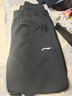 李宁（LI-NING） 运动裤男卫裤夏季直筒休闲裤子男大码健身跑步裤篮球训练裤 新基础黑 (棉质-收口带拉链) L (175) 实拍图