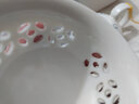 瓷牌茗茶具（cipaiming teaset）瓷牌茗 青花瓷功夫茶具套装玲珑镂空整套陶瓷泡茶具茶壶茶杯 【向阳花】一壶二杯-3件套 实拍图