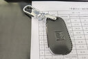 适用于雪铁龙钥匙包真皮钥匙套天逸C5全新爱丽舍C3-XR/C4世嘉C5汽车钥匙扣真皮保护壳 雪铁龙B款全黑色 实拍图