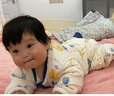 爱贝迪拉（AIBEDILA）婴儿睡袋秋冬竹棉暖姜恒温宝宝儿童防踢被分腿睡衣中厚S码蓝 实拍图