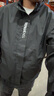 左斯客夹克男春秋青少年立领棒球服男飞行员夹克休闲宽松百搭炸街衣服 黑色 XXXXL 实拍图