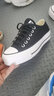 匡威（Converse）官方All Star Lift女低帮帆布鞋典厚底鞋黑色560250C 黑色/560250C 35 实拍图